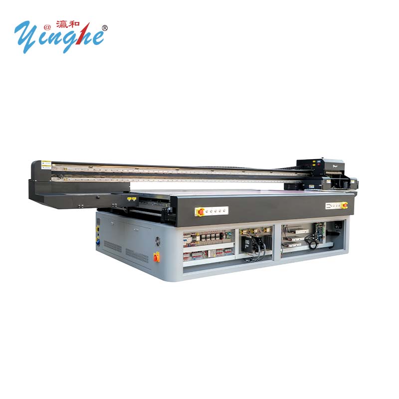 Yinghe Large Format Machine  Flatbed UV Printer Leather/plexiglass/metal/plastic/crystal/wood/etc UV Flatbed Printer